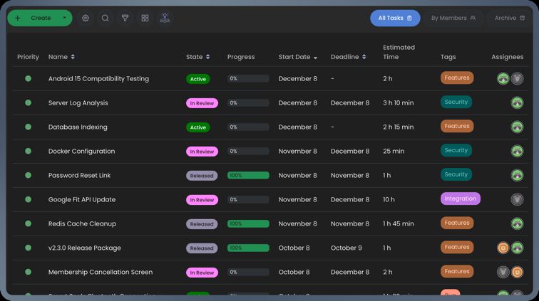 Visual Project Management Software